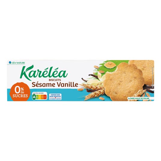 eau thermale jonzac Biscuits sésame vanille sans sucres