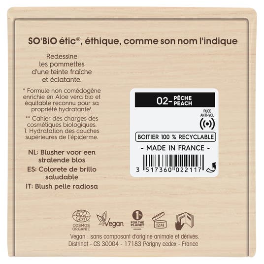 Eau Thermale Jonzac Blush Bonne Mine Teint Divin - 02 Pêche