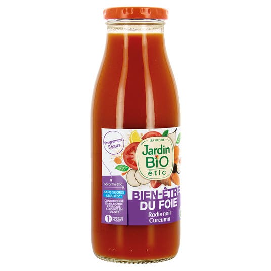 Eau Thermale Jonzac Boisson Bien-être Du Foie Radis Noir Et Curcuma - Bio