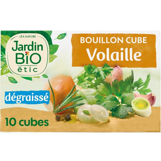 eau thermale jonzac Bouillon cube bio volaille dégraissé