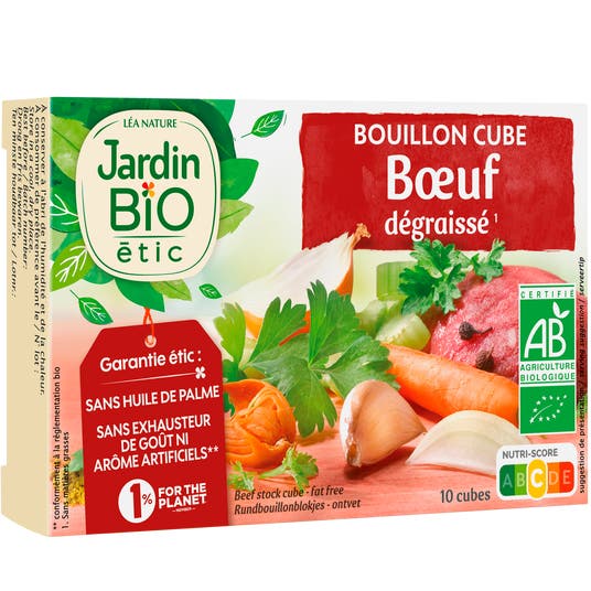 Eau Thermale Jonzac Bouillon De Cube Boeuf Bio Dégraissé