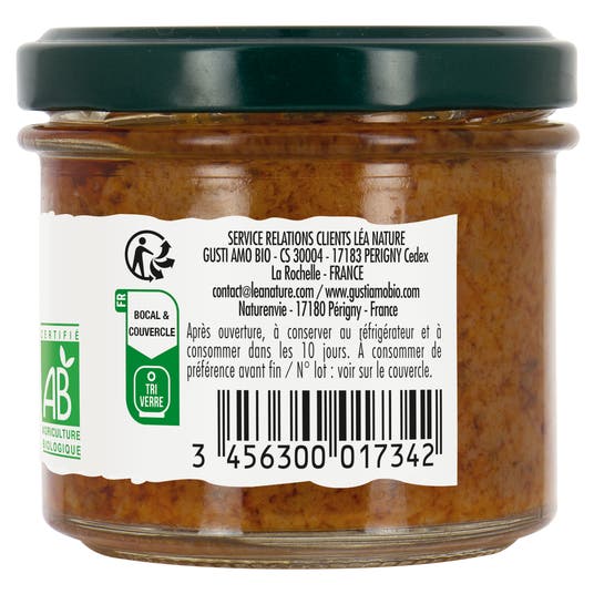 Eau Thermale Jonzac Bruschetta Aubergine Tomate Basilic - Bio