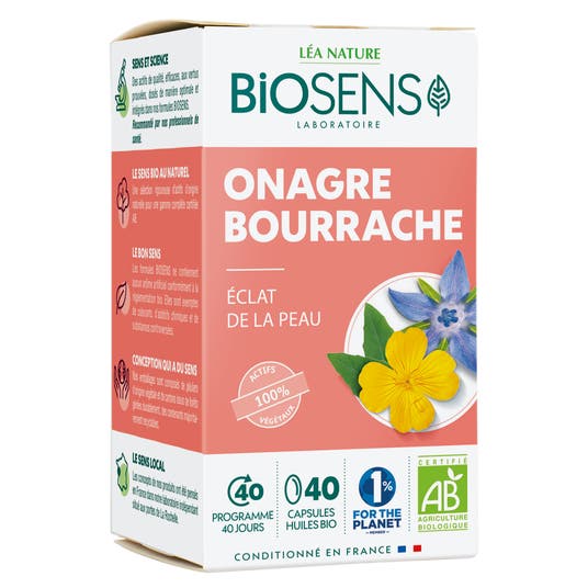 Eau Thermale Jonzac Capsule Onagre Bourrache Eclat De La Peau 40 Caps