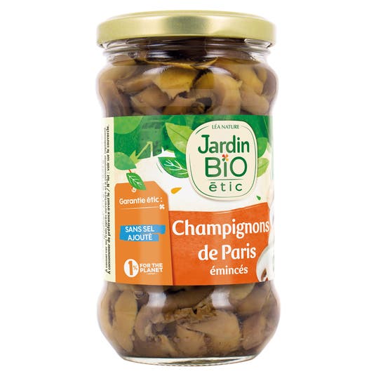 Eau Thermale Jonzac Champignons De Paris émincés - Bio