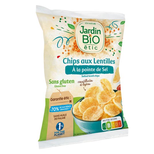Eau Thermale Jonzac Chips De Lentilles à La Pointe De Sel - Bio