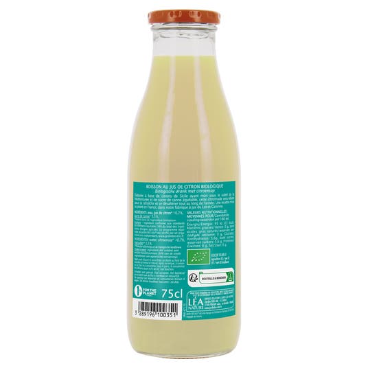 Eau Thermale Jonzac Citronnade Au Citron De Sicile - Bio