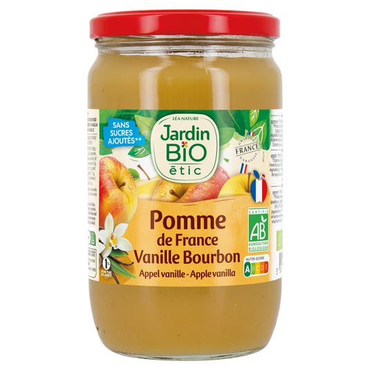 Eau Thermale Jonzac Compote Pomme Vanille Bourbon - Bio