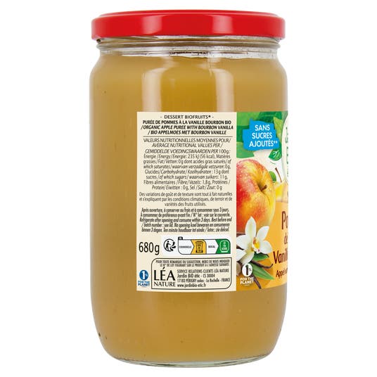 Eau Thermale Jonzac Compote Pomme Vanille Bourbon - Bio