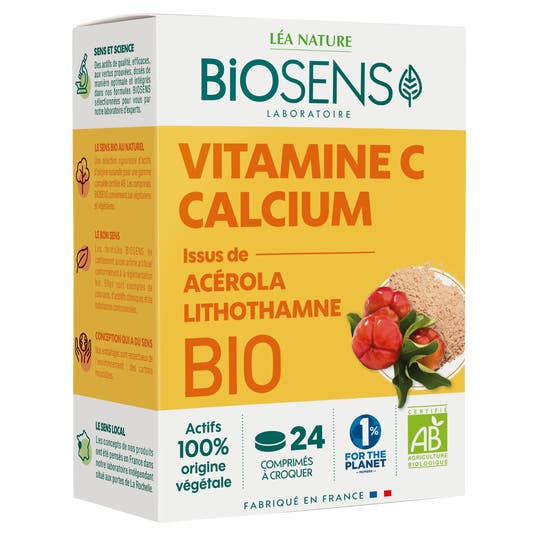 Eau Thermale Jonzac Comprimé à Croquer Vitamine C Calcium Lithothamne Acérola