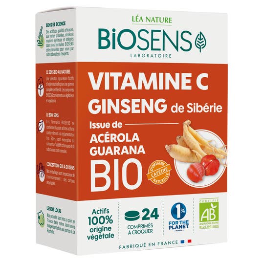 Eau Thermale Jonzac Comprimés Vitamine C Et Ginseng De Sibérie Acérola