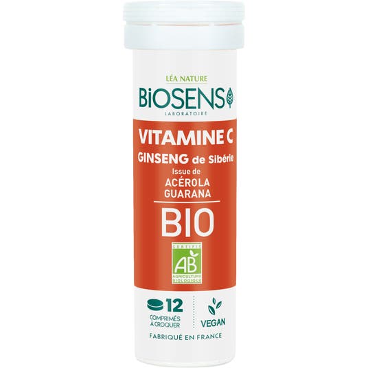 eau thermale jonzac Comprimés vitamine C et Ginseng de Sibérie Acérola