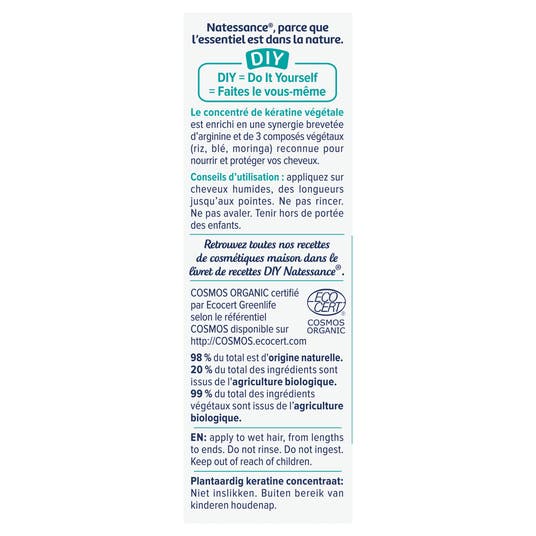 Eau Thermale Jonzac Concentré De Kératine Végétale Nourrissant