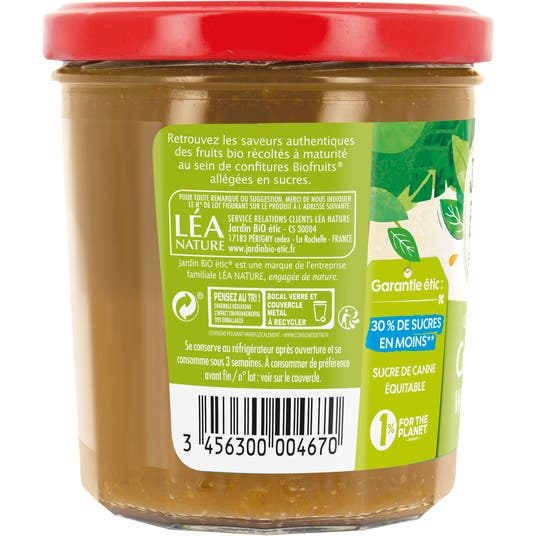 Eau Thermale Jonzac Confiture Coing - Variété Wranja - Bio