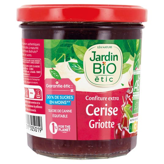 Eau Thermale Jonzac Confiture Extra Cerise - Griotte - Bio