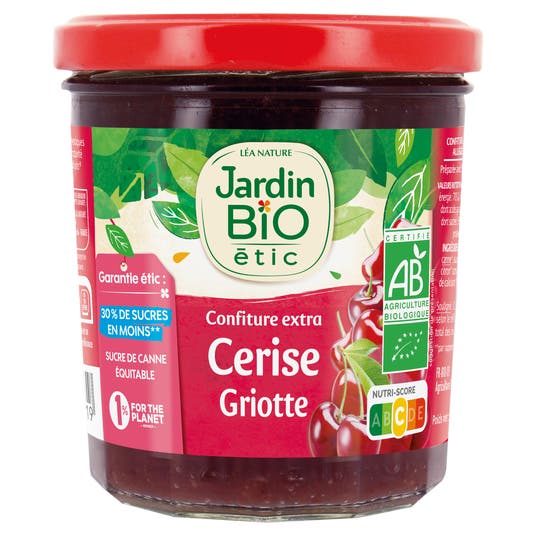 eau thermale jonzac Confiture extra Cerise - Griotte - bio