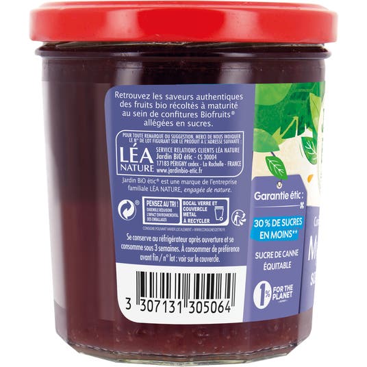 Eau Thermale Jonzac Confiture Extra Myrtille Sauvage - Bio