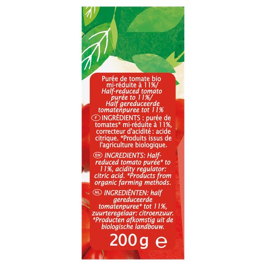 Eau Thermale Jonzac Coulis De Tomate Sans Sel Ajouté 200 G