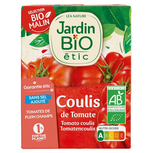 eau thermale jonzac Coulis de Tomate sans sel ajouté 200 g