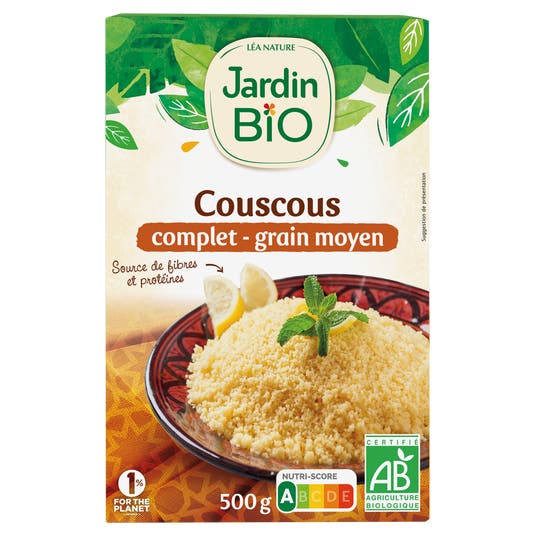 eau thermale jonzac Couscous bio complet et grain moyen