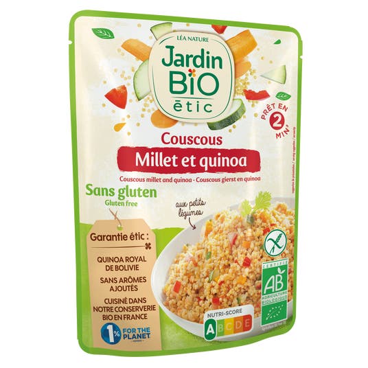 Eau Thermale Jonzac Couscous Légumes Millet Et Quinoa Sans Gluten - Bio