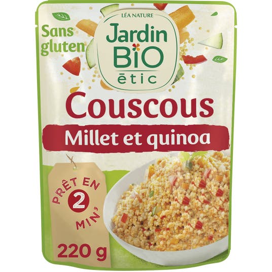 eau thermale jonzac Couscous légumes millet et quinoa sans gluten - bio