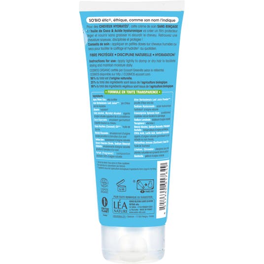 Eau Thermale Jonzac Crème De Soins Cheveux Hydratés Coco Bio