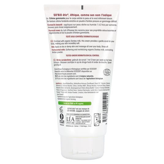 Eau Thermale Jonzac Crème Gommage Douceur Corps - Mon Lait D'ânesse