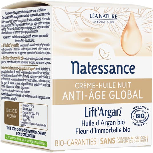 Eau Thermale Jonzac Crème-huile Nuit Anti-âge Global - 50ml