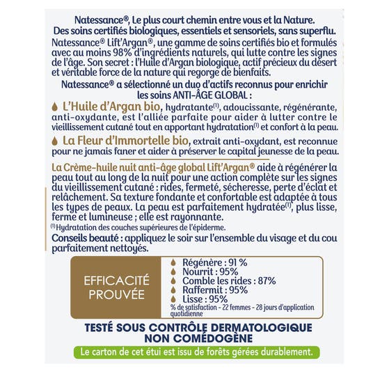 Eau Thermale Jonzac Crème-huile Nuit Anti-âge Global - 50ml