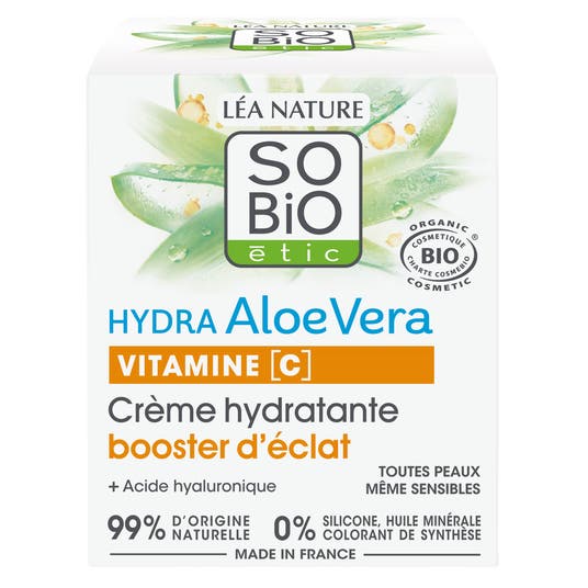 eau thermale jonzac Crème hydratante booster d'éclat - Hydra Aloe Vera