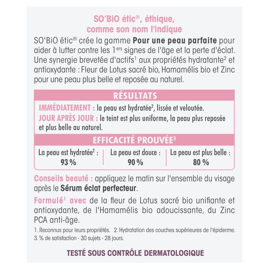 Eau Thermale Jonzac Crème Hydratante Perfectrice Jour