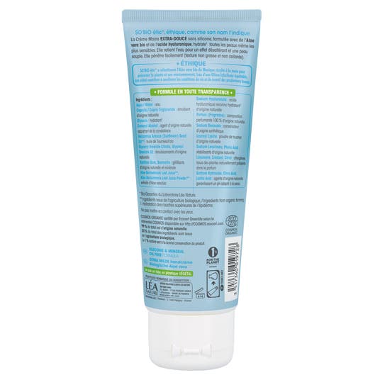 Eau Thermale Jonzac Crème Mains Extra-douce Aloe Vera Bio