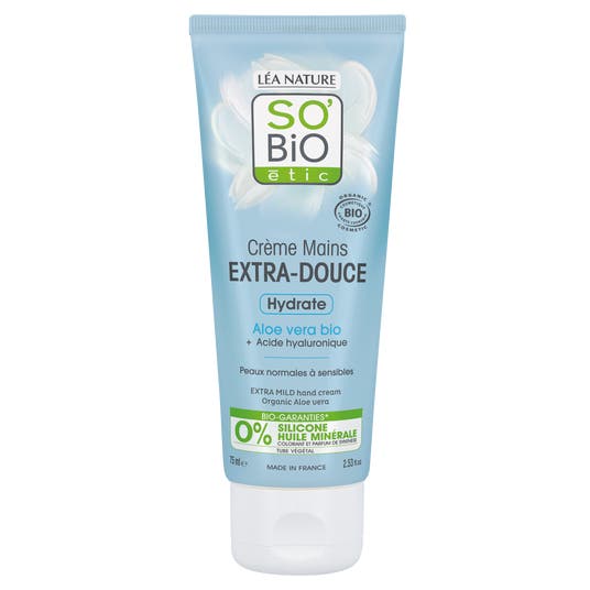 eau thermale jonzac Crème mains extra-douce Aloe Vera Bio