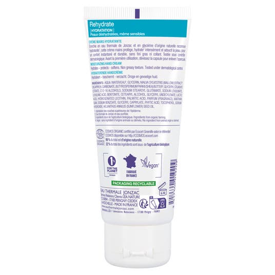 Eau Thermale Jonzac Crème Mains Ultra-hydratante REhydrate