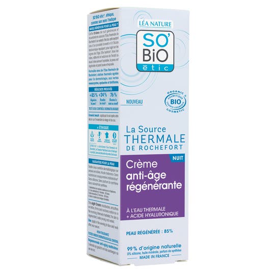 Eau Thermale Jonzac Crème Nuit Anti-âge Régénérante