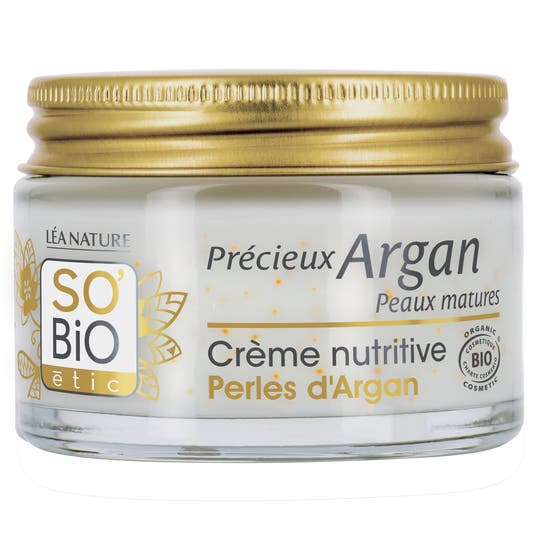 Eau Thermale Jonzac Crème Nutritive Perles D'Argan Précieux Argan Peaux Matures