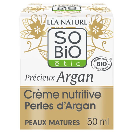 Eau Thermale Jonzac Crème Nutritive Perles D'Argan Précieux Argan Peaux Matures