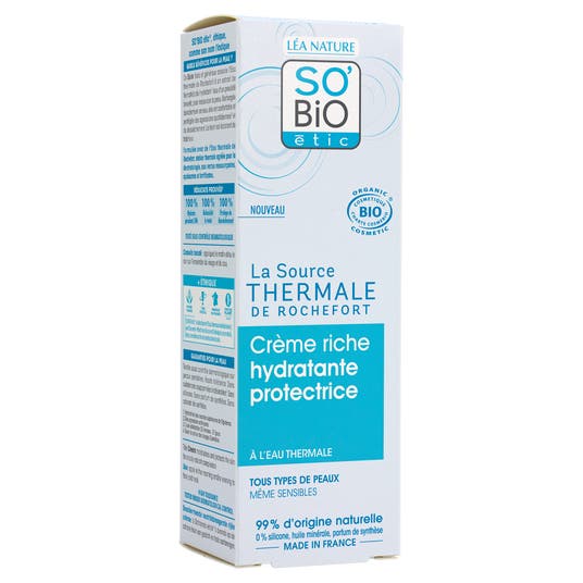 Eau Thermale Jonzac Crème Riche Hydratante Protectrice