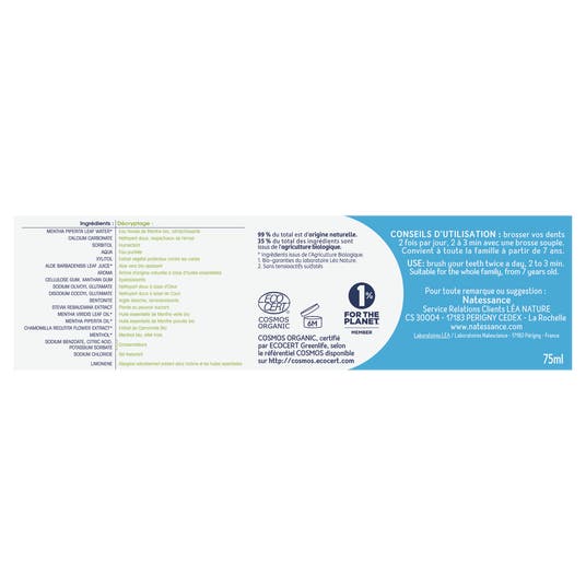 Eau Thermale Jonzac Dentifrice Haleine Fraiche Avec étui