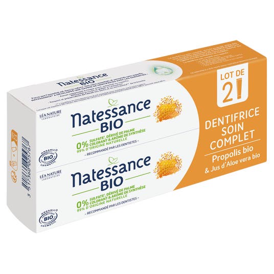 Eau Thermale Jonzac Dentifrice Soin Complet Lot De 2x75ml