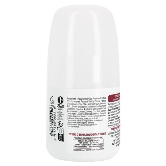 Eau Thermale Jonzac Déo-soin Rechargeable Hydrate Lait D'ânesse Bio