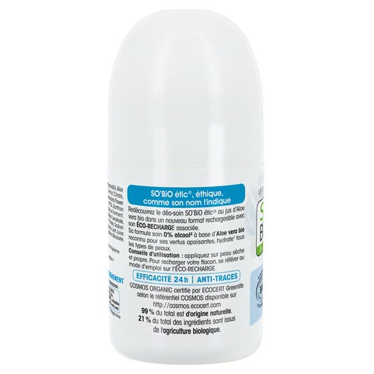 Eau Thermale Jonzac Déo-soin Rechargeable Tolérance+ Aloe Vera Bio