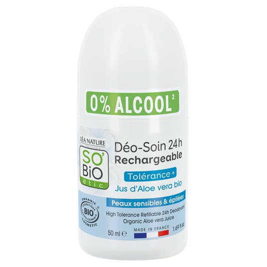 eau thermale jonzac Déo-soin rechargeable Tolérance+ Aloe Vera Bio
