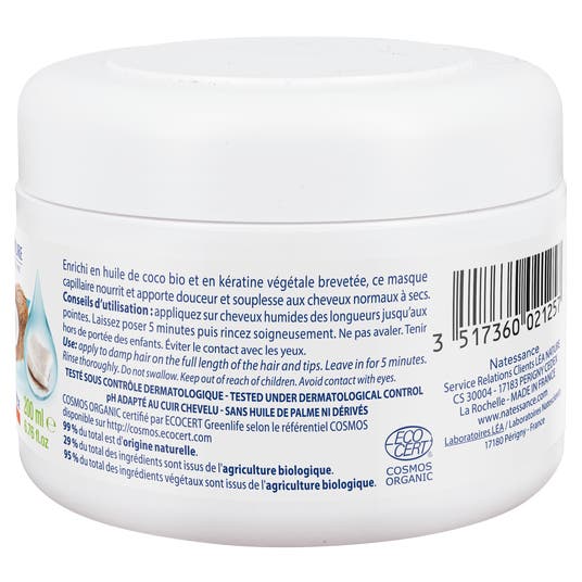 Eau Thermale Jonzac Direct Usine - Masque Capillaire Extra-doux Coco Bio & Kératine Végétale