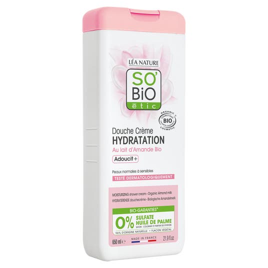 Eau Thermale Jonzac Douche Crème Hydratation Au Lait D'Amande Bio