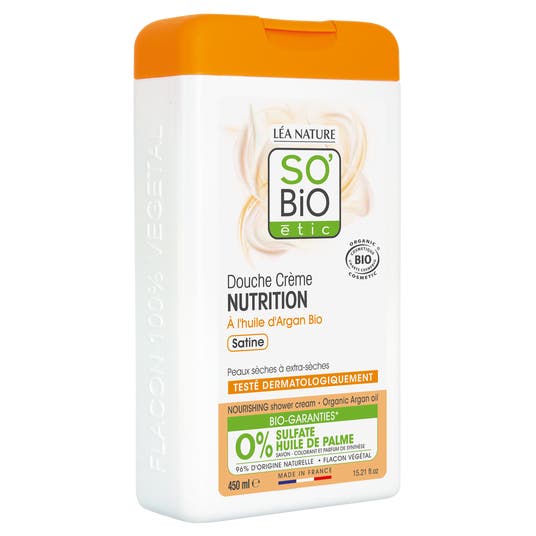 Eau Thermale Jonzac Douche Crème Nutrition à L'Huile D'Argan Bio - 450ml