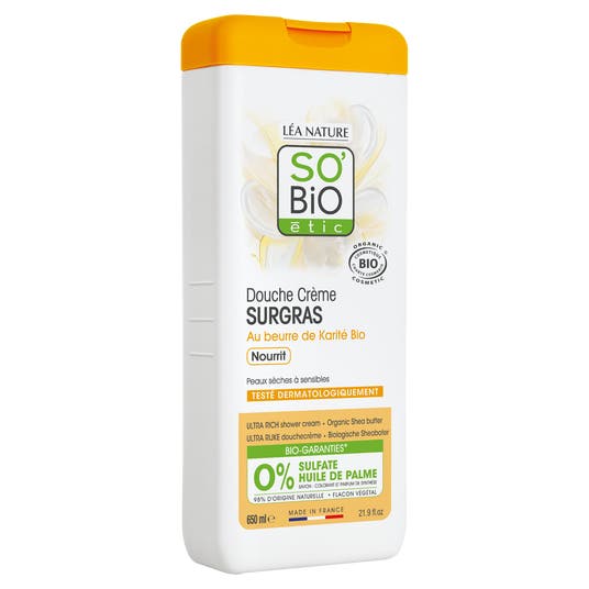 Eau Thermale Jonzac Douche Crème Surgras à L'huile De Karité Bio - 650ml