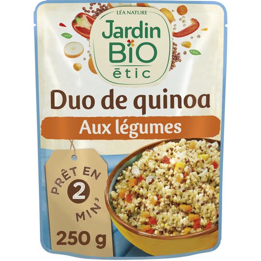 eau thermale jonzac Duo de quinoa aux petits légumes - bio