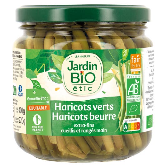 Eau Thermale Jonzac Duo Haricots Verts & Haricots Beurre - Bio