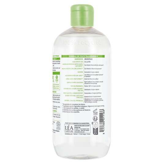 Eau Thermale Jonzac Eau Micellaire Purifiante Hydra Aloe Vera